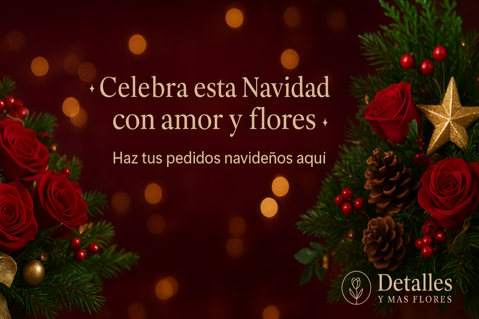 “Regala amor, regala flores esta Navidad”